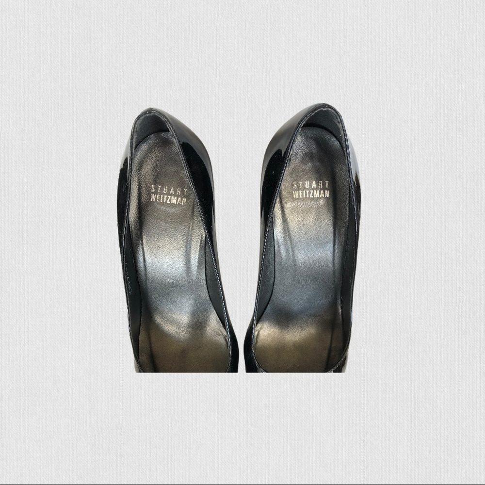 Stuart Weitzman Pointy Toe Patent Leather Pumps 9 - image 4